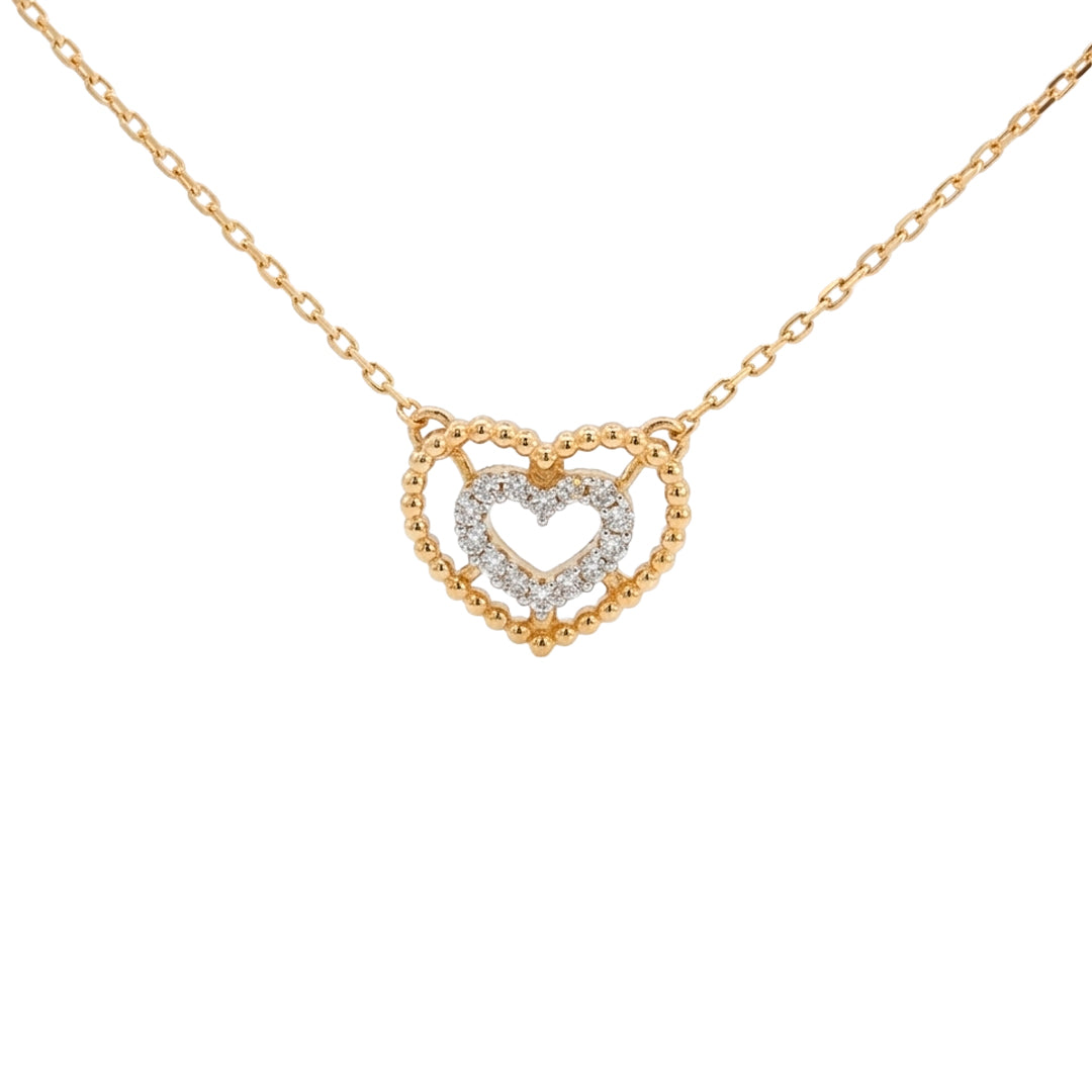 Gargantilla Corazon Diamantes 15101