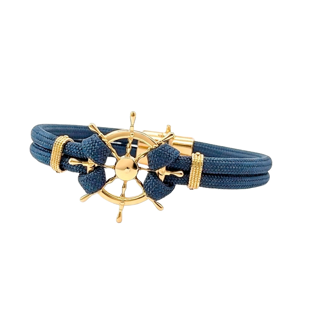 Men's Nautical Wheel Wristband