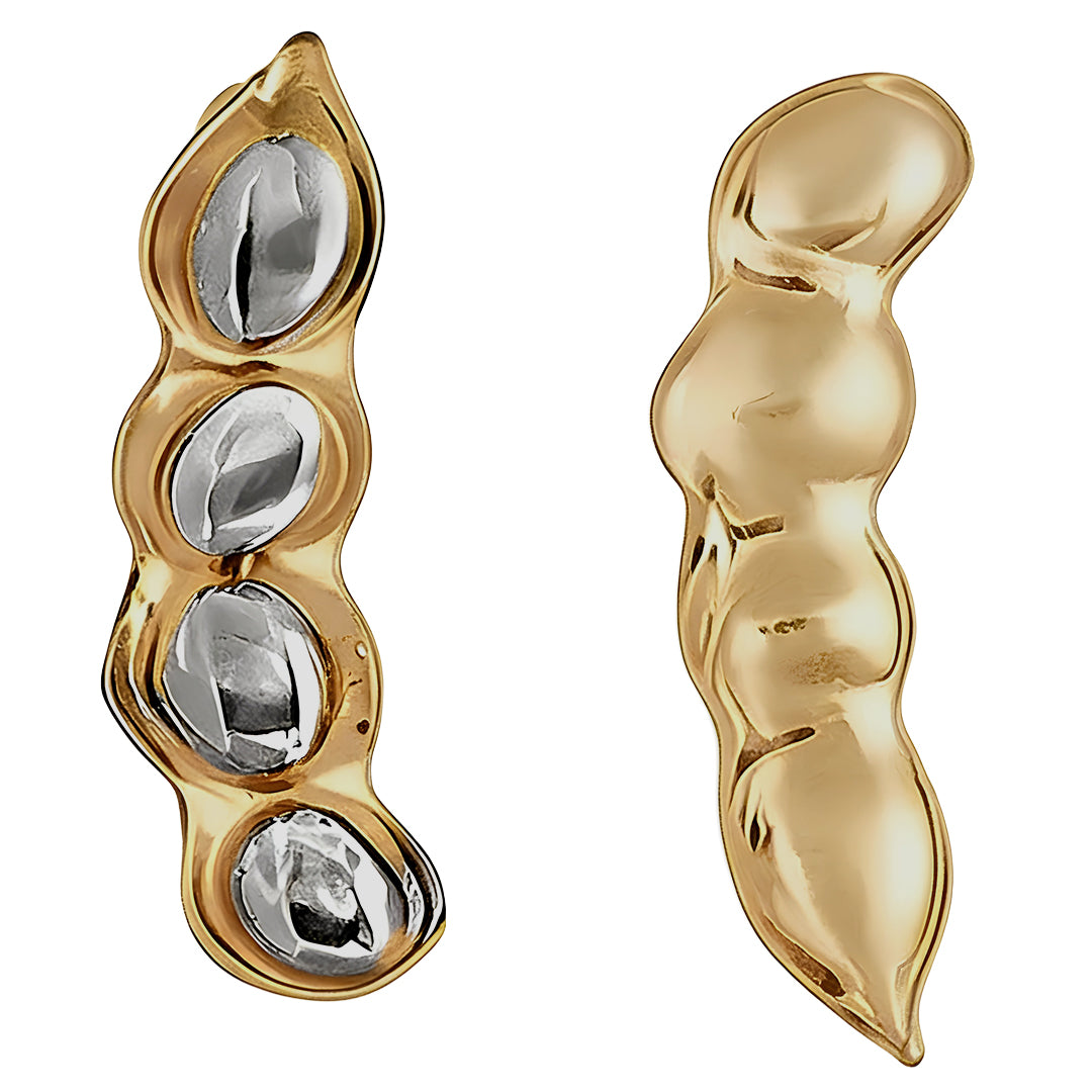 Two-tone Soy Earring 2.0CM