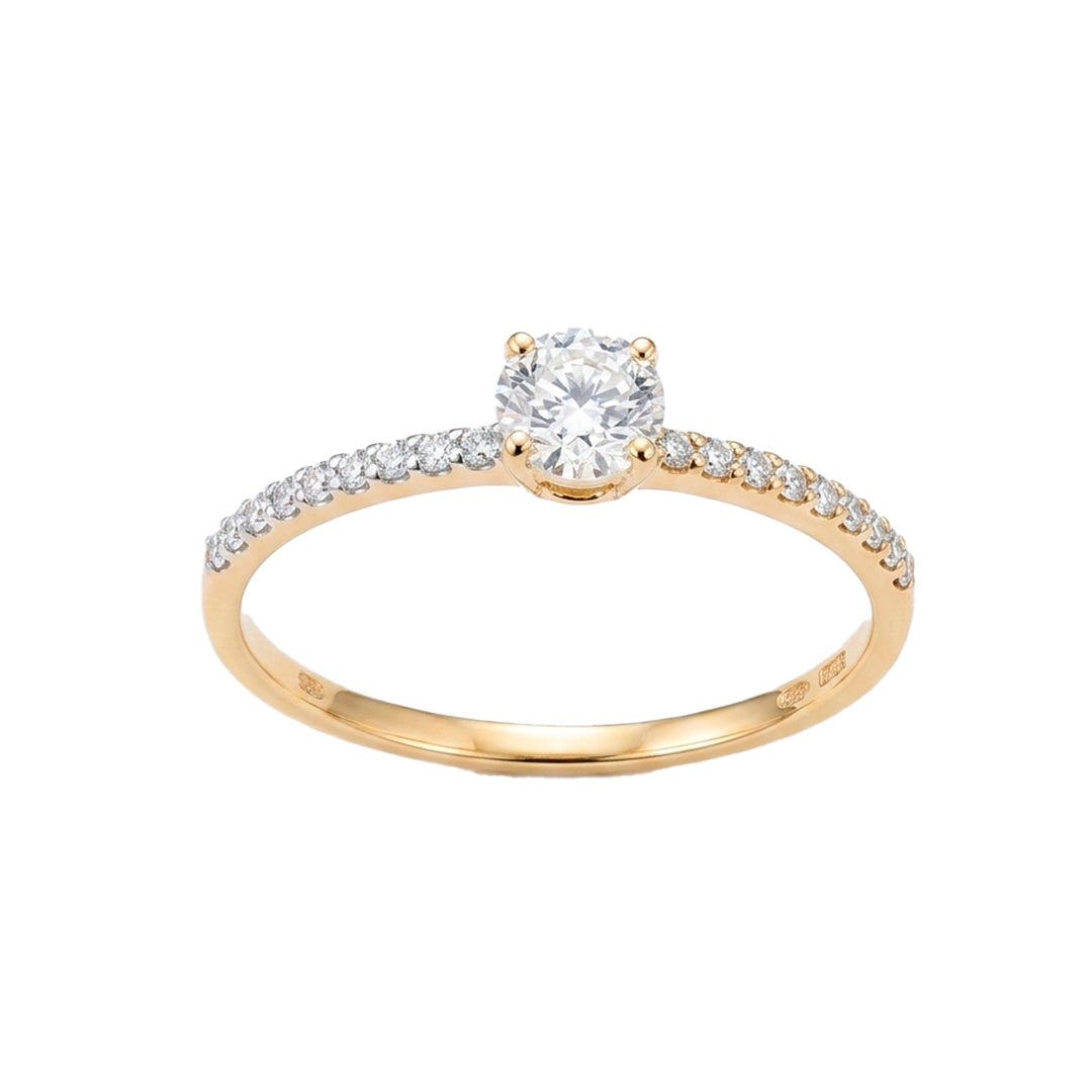 Anillo Solitario T17 - 15804