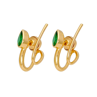 Emerald Drop Earring 15815