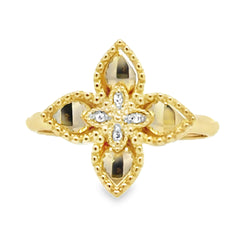 Anillo Flor Diamante 15916