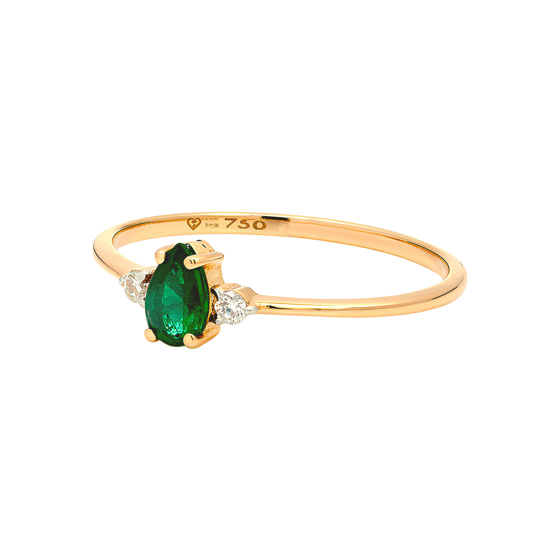 Anillo Esmeralda Diamante 15933