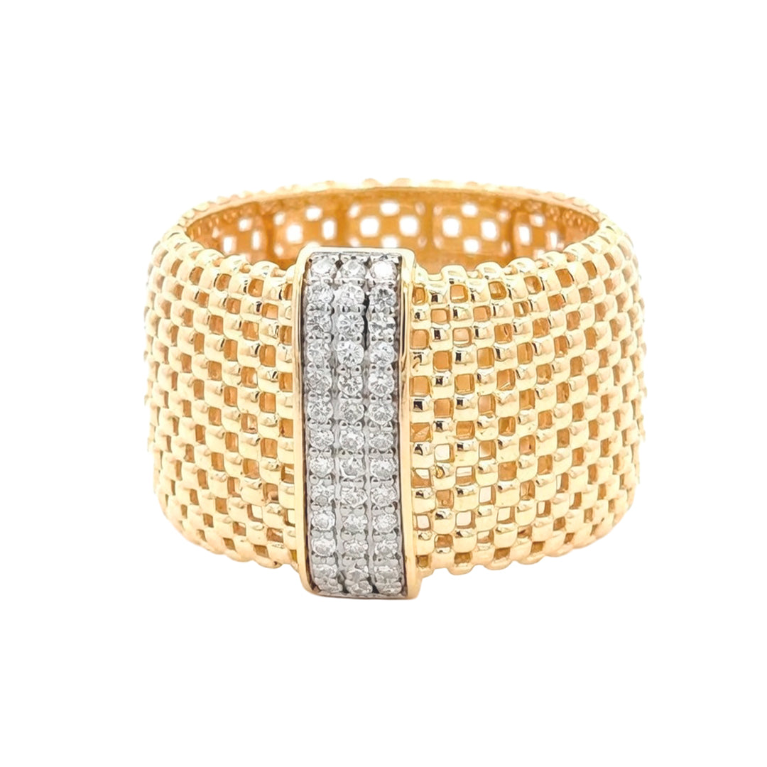 Anillo Diamante Ancho 15955