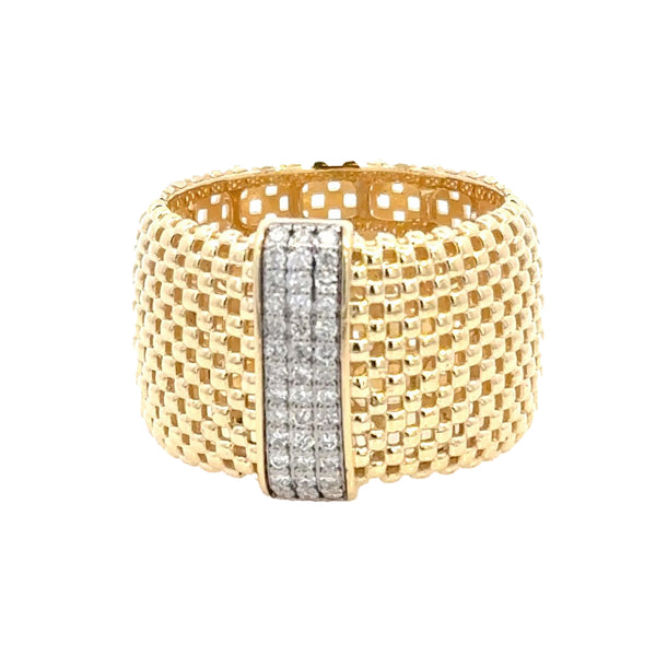 Anillo Diamante Ancho 15955