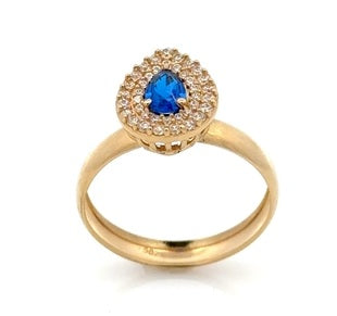 Anillo Gota Zircon 16239
