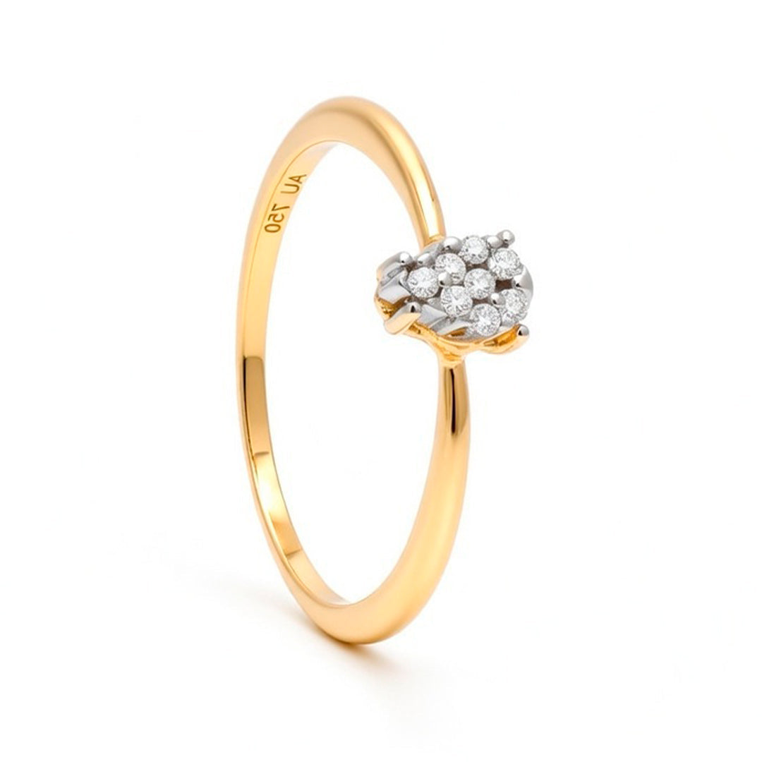 Anillo Solitario Gota T.14 - 16727