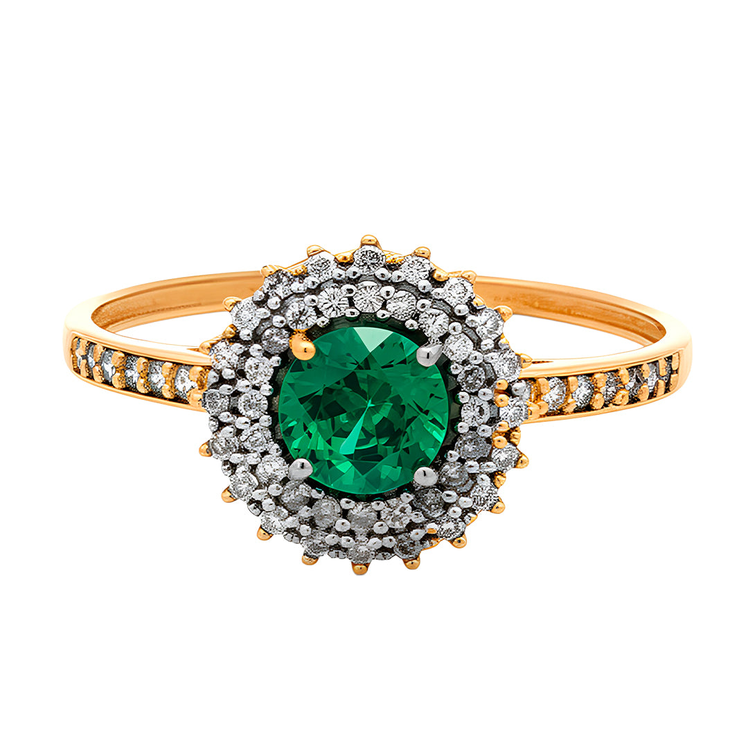 Emerald and Diamond Ring 16731