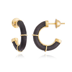 Arete Argolla Cuero 16829