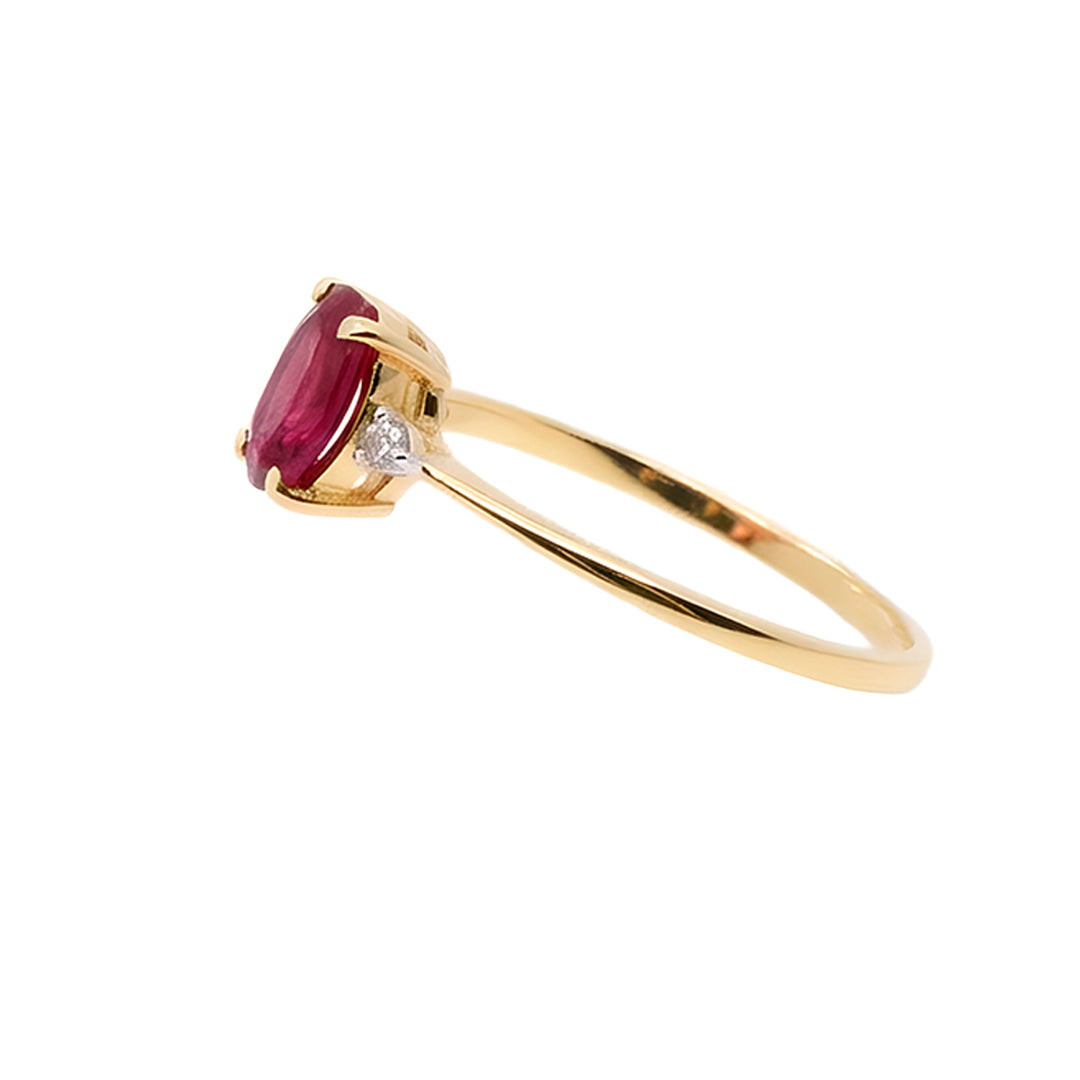 Anillo Rubi/ Diamante 3354