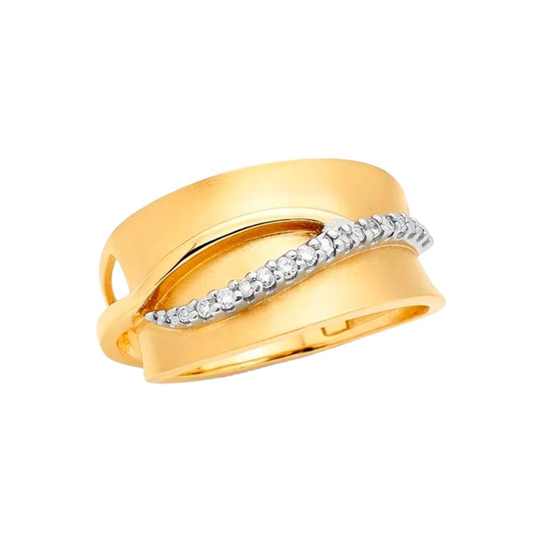 Matte Diamond Ring Size 18