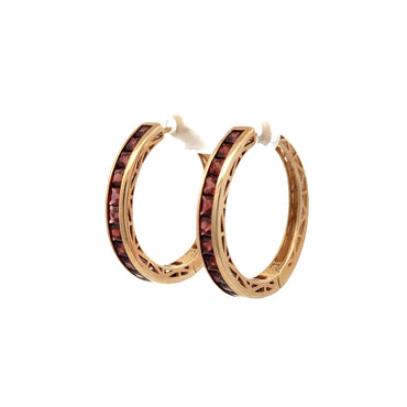 Aretes Granate 5222