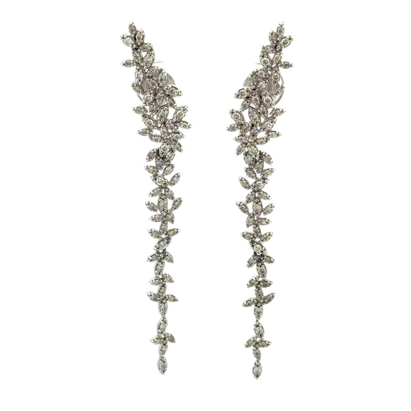 Aretes Flor Diamante 6416