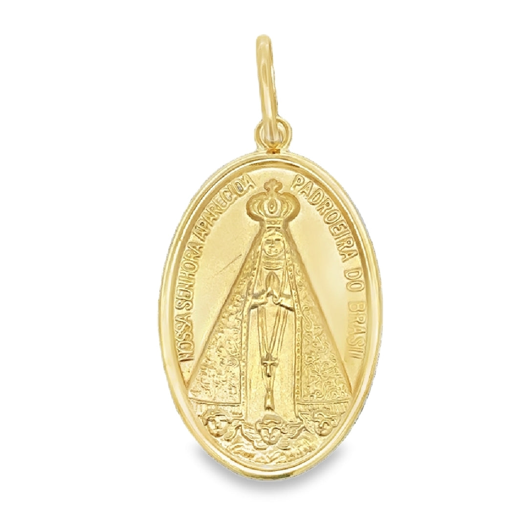 Oval Pendant Our Lady of Aparecida 6553