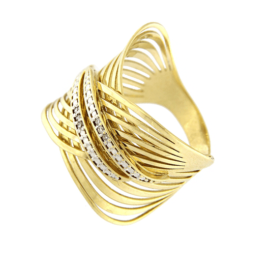 Anillo Ondas de Oro