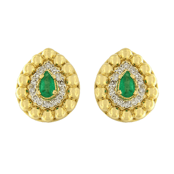 Aretes "Lágrimas de Esmeralda"