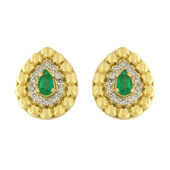 Aretes "Lágrimas de Esmeralda"