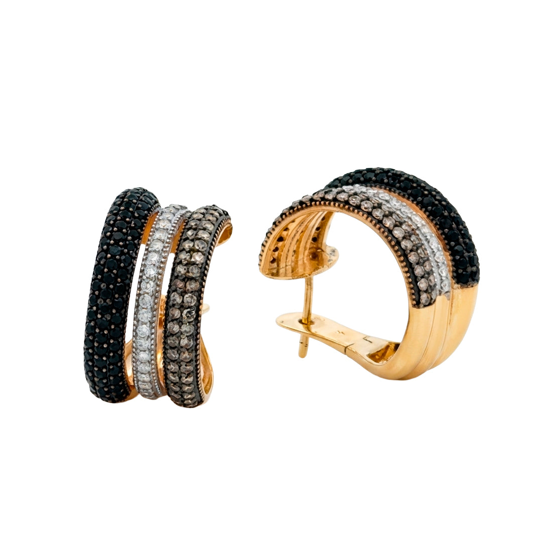 Aretes 3 Filas 7192
