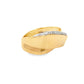 Anillo Entrelazado con Diamantes T16