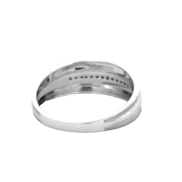 Anillo Ancho Con Diamantes 7393