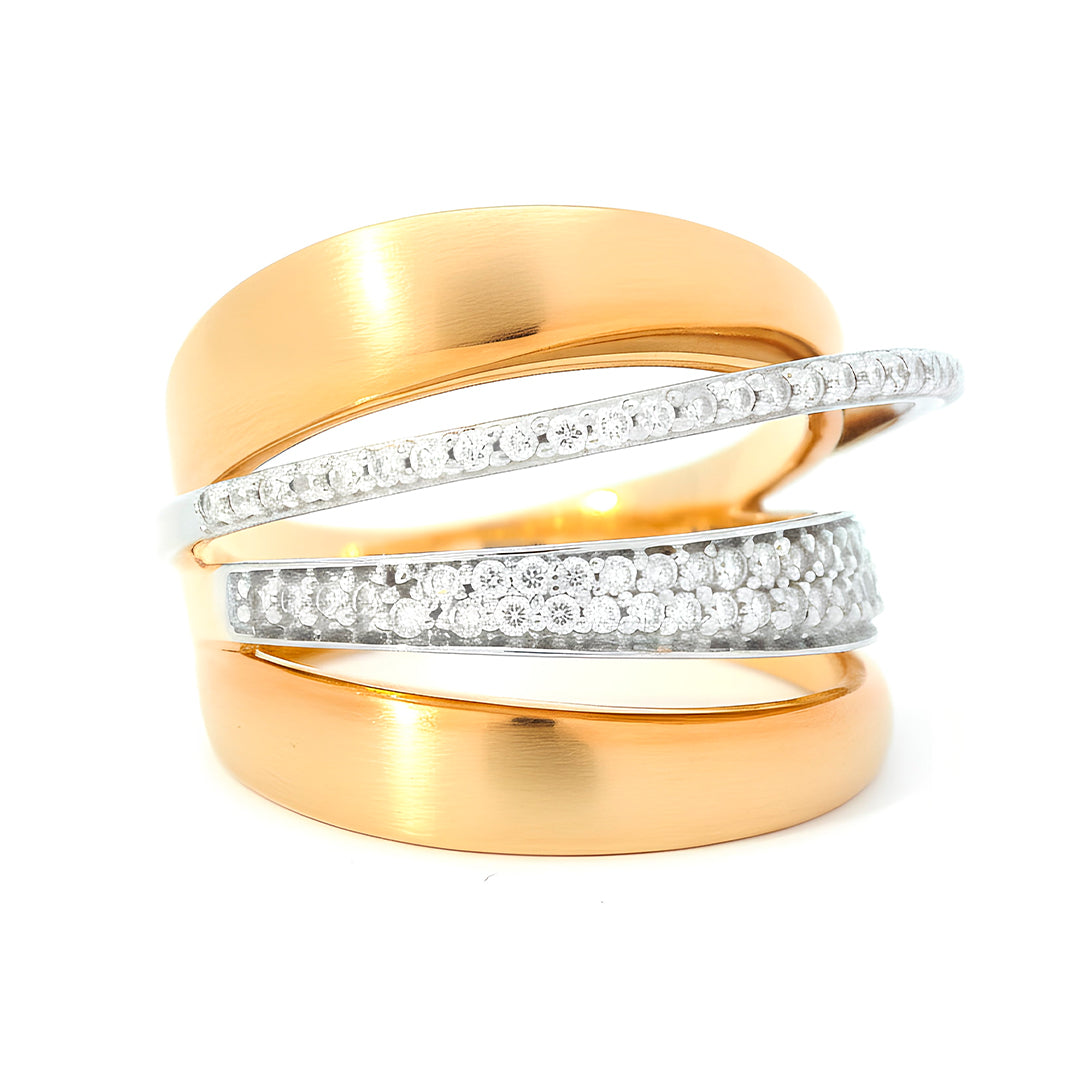 Anillo Arco Diamante 7897