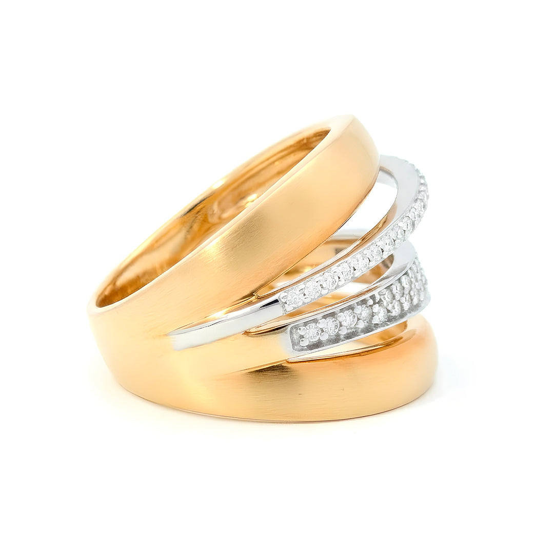 Anillo Arco Diamante 7897