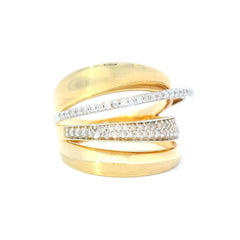 Anillo Arco Diamante 7897