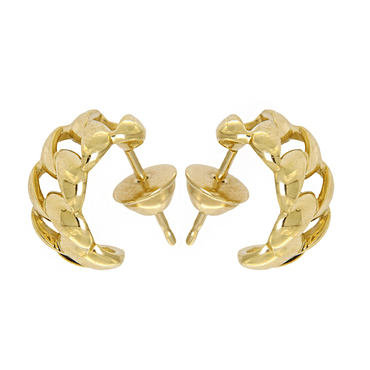 Elo Earrings Half Hoop Design