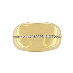 Anillo con Raya de Diamante 8862