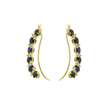 Aretes Earcaf Zafiro 9271