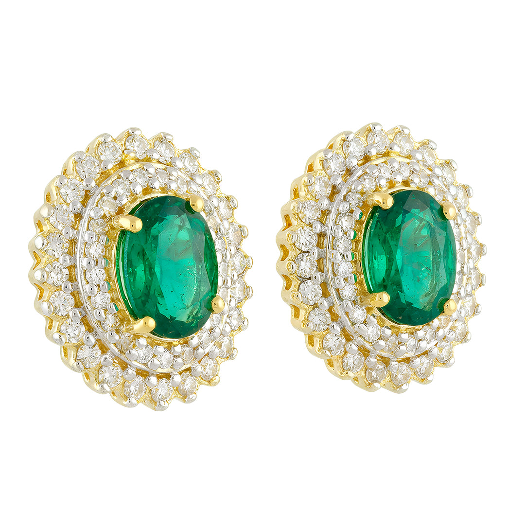 Aretes Esmeralda 9359