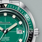 Reloj Bulova Cronografo Oceanographer Esfera Verde 96B322