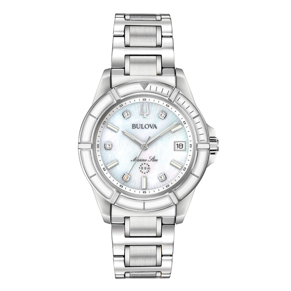 Reloj Bulova Marine Star Madre Perla 96P201