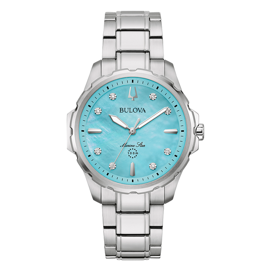 Reloj Bulova Marine Star Ladies Turquesa 96P248