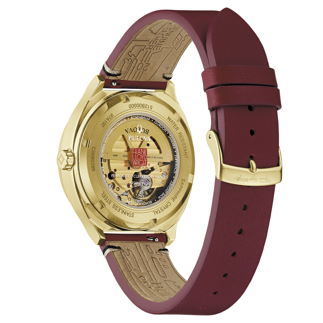 Reloj Bulova Edicion Especial de Frank LLOYD 97A192