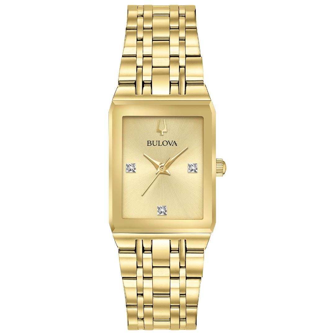 Bulova Futuro Quadra Tank Women's Watch 97P140