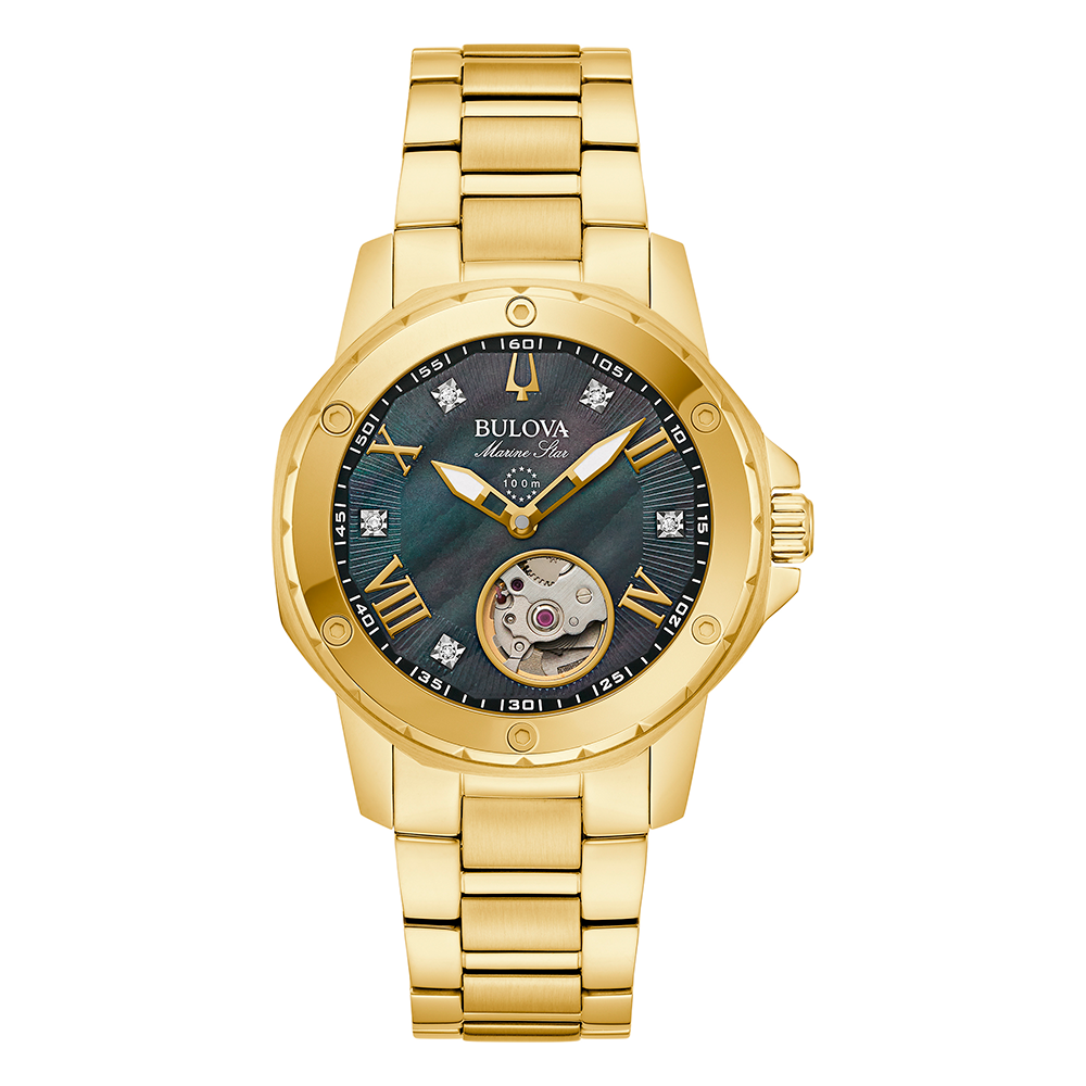 Reloj Bulova Marine Star Mujer Dorado 97P171