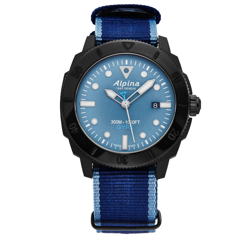 Reloj Alpina Seastrong Diver Gyre Automático AL-525LNB4VG6