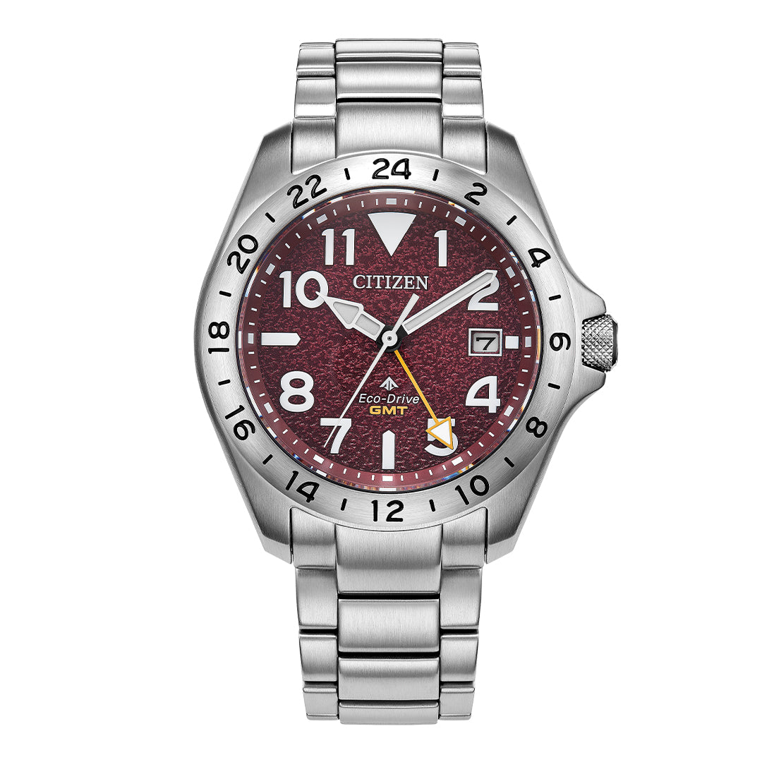 Reloj Citizen Eco-Drive Promaster Land GMT BJ7150-50W.