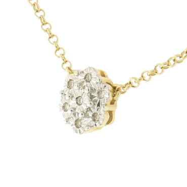 Diamond Flower Choker 8501