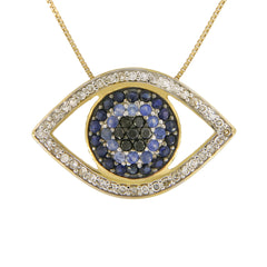 Gargantilla Ojo Zafiro y Diamantes 6262