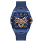 Reloj Guess Phoenix Azul Correa De Silicona GW0203G7