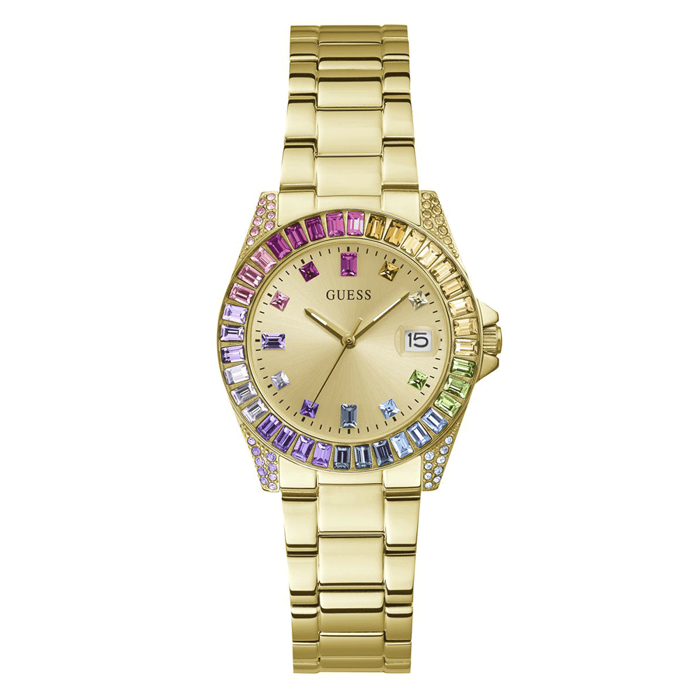 Reloj Guess Opaline Dorado Multicolor GW0475L3