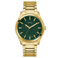 Reloj Guess Dex Dorado Fondo Verde GW0626G2