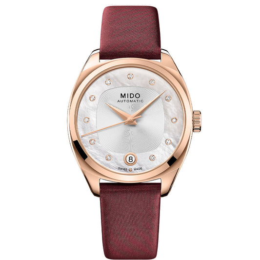 Reloj Mido Belluna Triple Manilla Fondo Gris M0243073711600