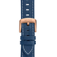 Reloj Mido Captain Nylon Cajadorado con Fondo Azul M0268303804100