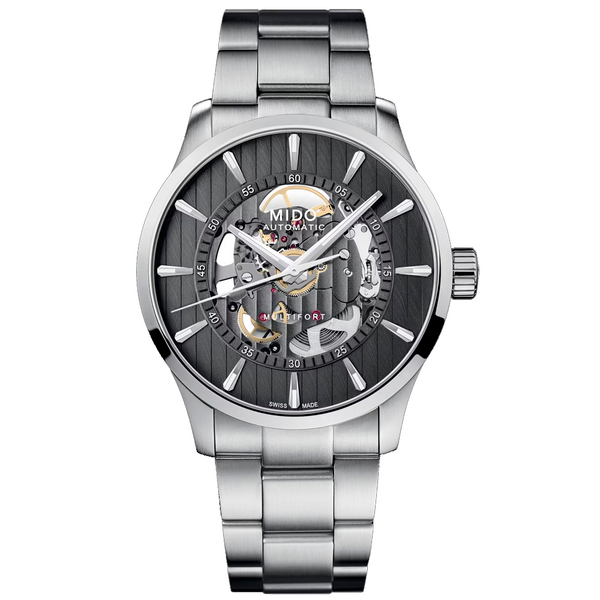 Mido Multifort Skeleton Watch M0384361106100
