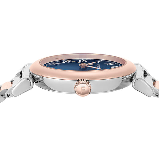 Reloj Ferragamo Allure Bicolor Oro Rosa- Azul SFS000424