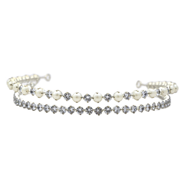 Tiara de Perla con Zircon VEC00021