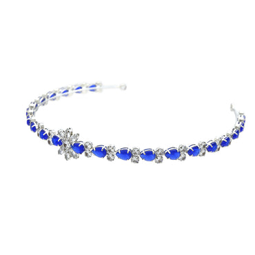 Tiara Zircon Blanco con Azul VEC14380